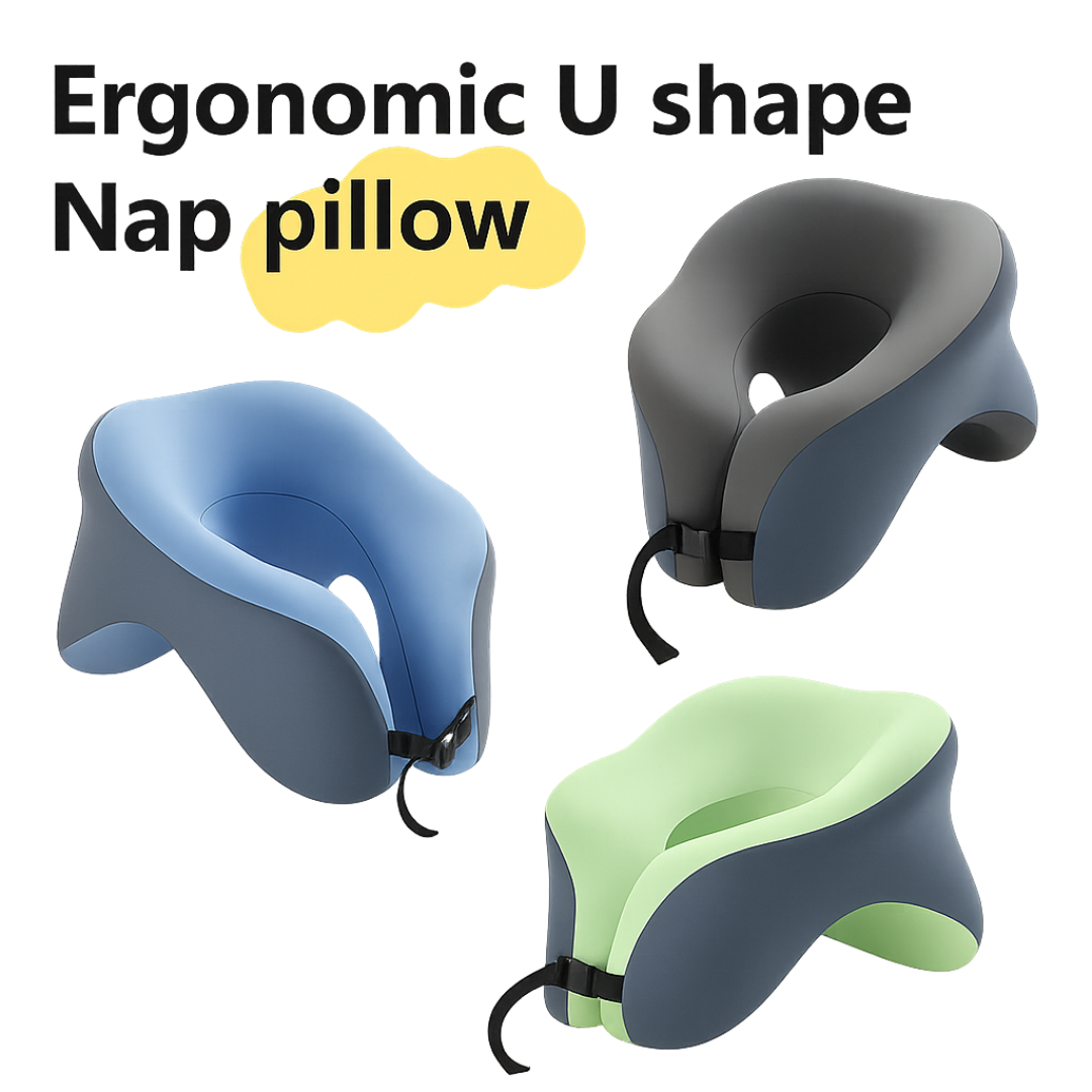 Ergonomic U-Shaped Nap Pillow